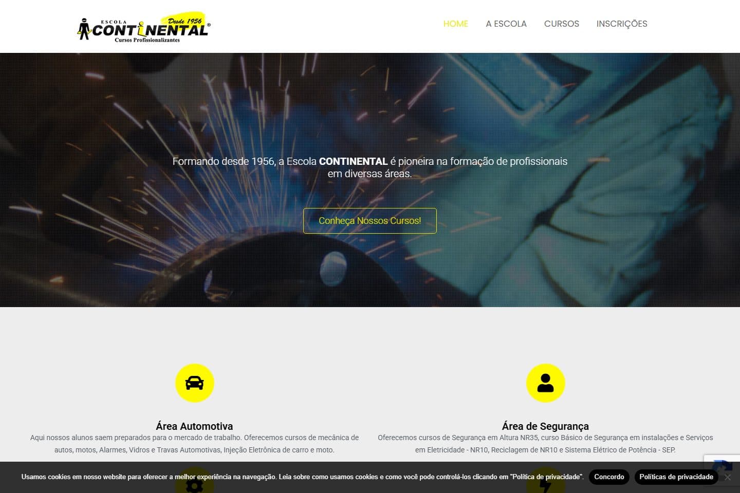 Site Escola Continental