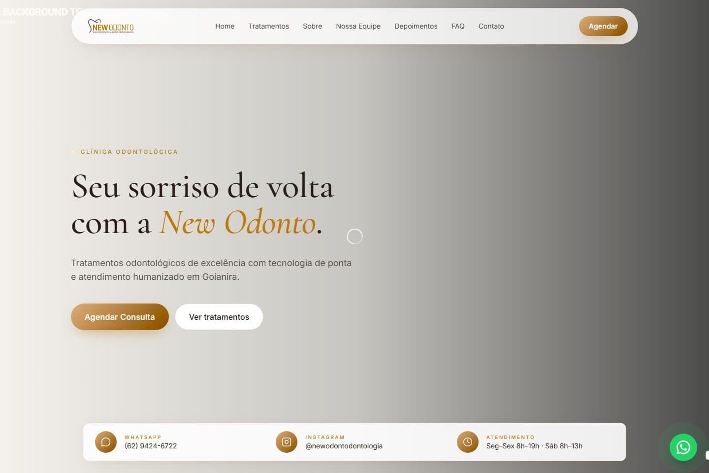 Site New Odonto Goianira