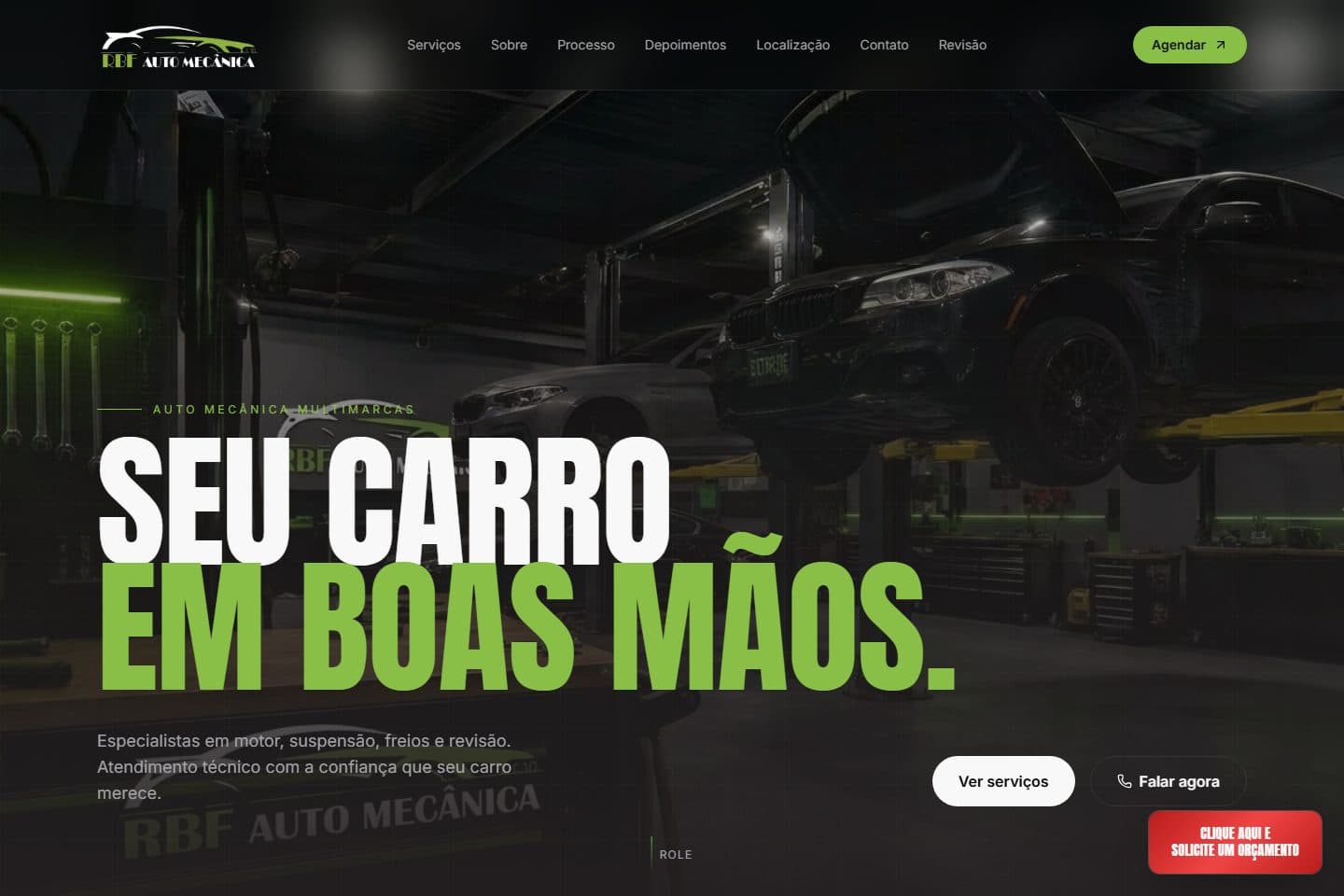Site RBF Automecânica